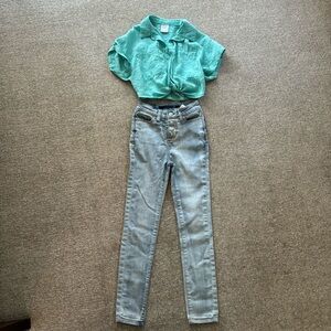Girls Joe’s Jeans and Zara Top - Size 8
